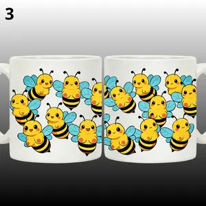 Funny Boo Bees Gag Gift Mug, 2 Sides, Adult Humor Joke Coffee Cup