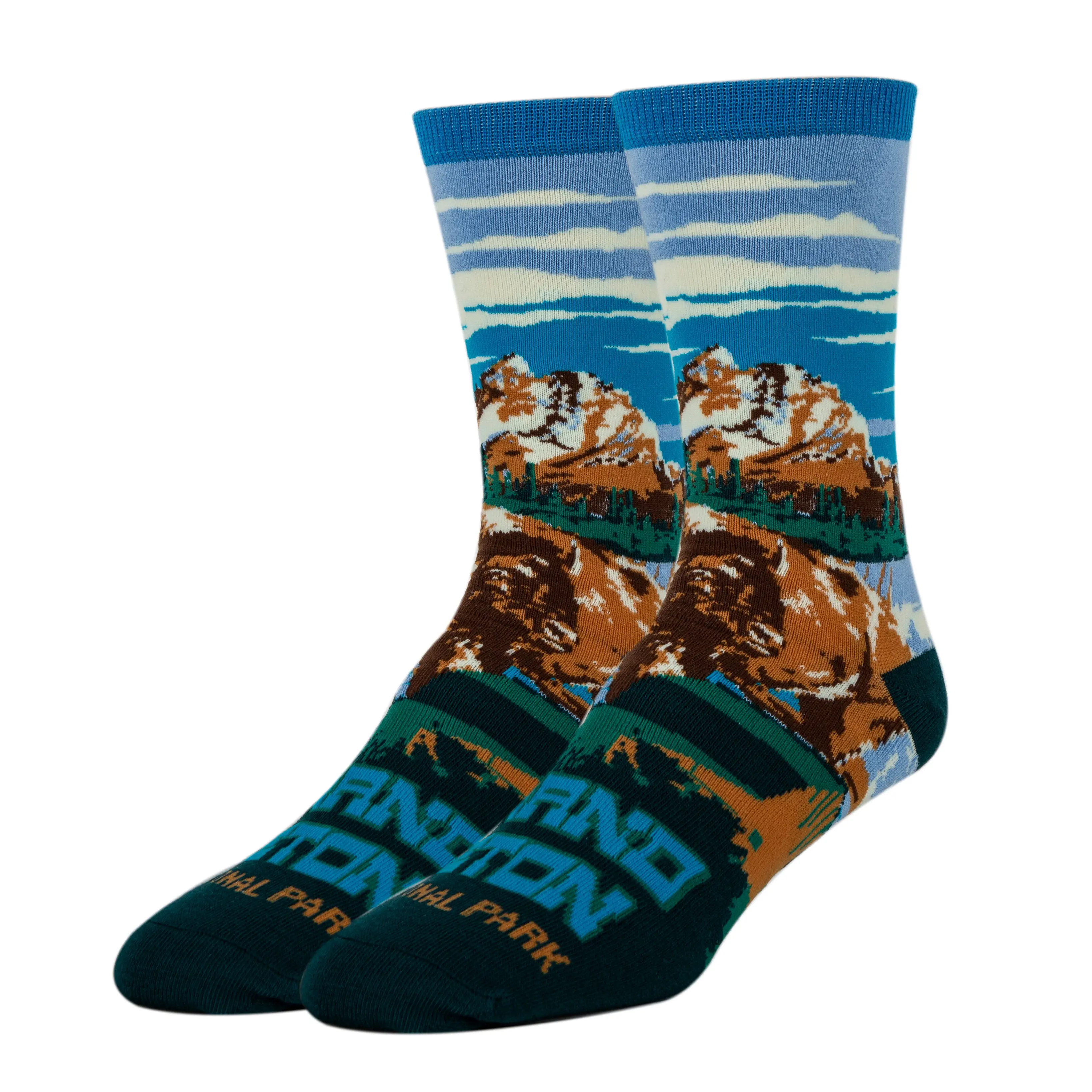 Grand Teton Bison Socks