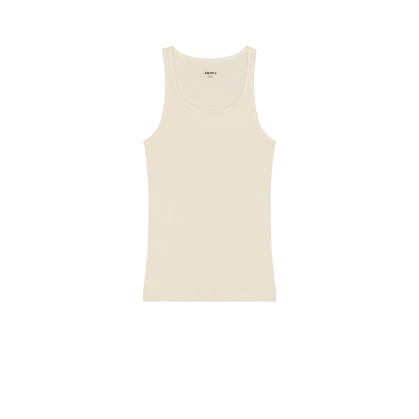 SKIMS Cotton Rib Tank 3-Pack in Onyx