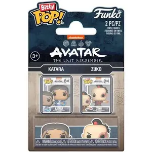 Funko Bitty POP!: Avatar: The Last Airbender 2-Pack - Katara & Zuko  [Collectible Figurine/Statue/Bust] Action figurine/statue, Collectible, 2 Pack