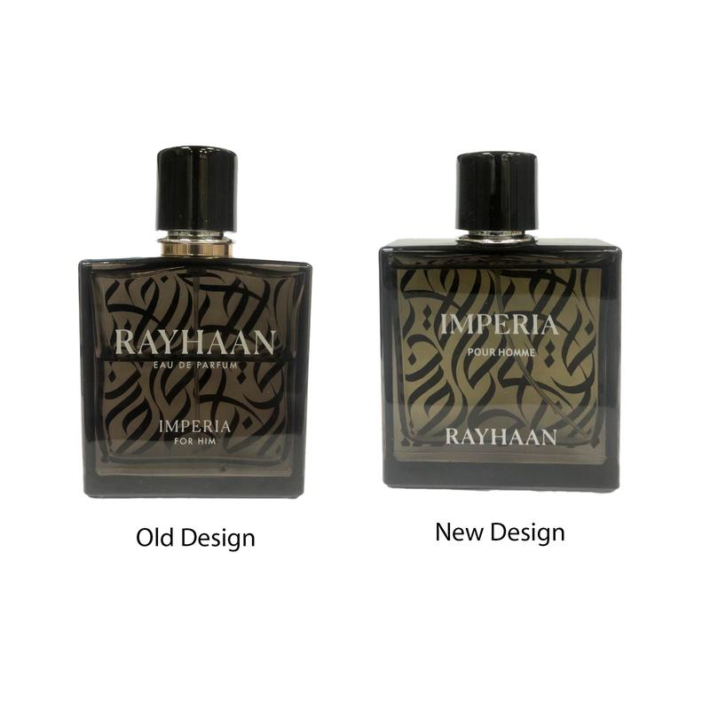 Rayhaan Imperia Eau de Parfum Spray for Men, 3.4 Ounce