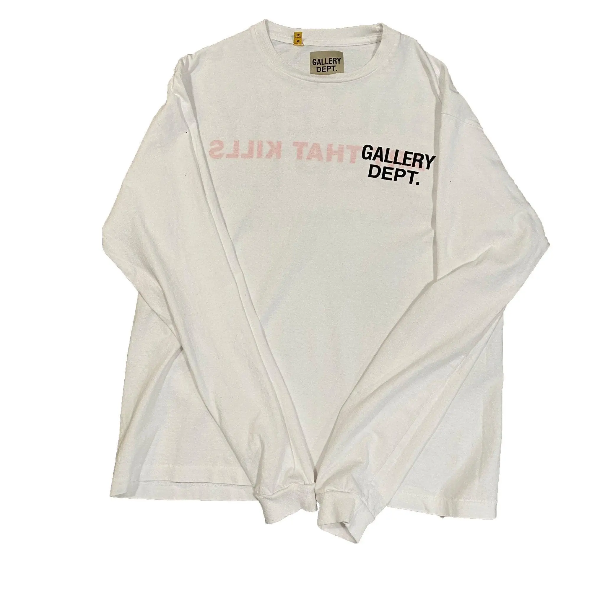 Men's Original Gallery Dept. ATK Reversible Crew Neck Long Sleeve Casual T-Shirt - Unisex Sizing, Brand New, 100% Authentic Menswear Top