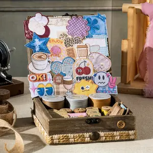 Exquisite Planner with Colorful Embroidery and Decorative Elements for Creatives and Professionals