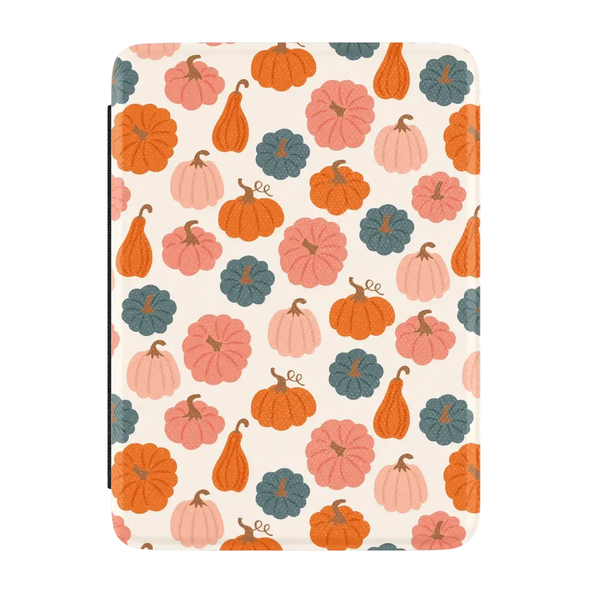 Casely Cozy Print Kindle Case - Oh My Gourd Pumpkin Patch Themed Lid, Folding Anti-Fingerprint Device Cover, Compatible with 2024 Paperwhite Signature Edition, 7" & 6.5" Fit Kindle Accessories for Digital Products