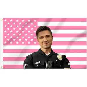 3x5 Foot Eric Winter Tim Bradford Decorative Flag Tapestry with 2 Brass Grommets for Outdoor Indoor, Double Stitched, Wall Hanging Room Decor, College Dorm Porch Outside Decorations