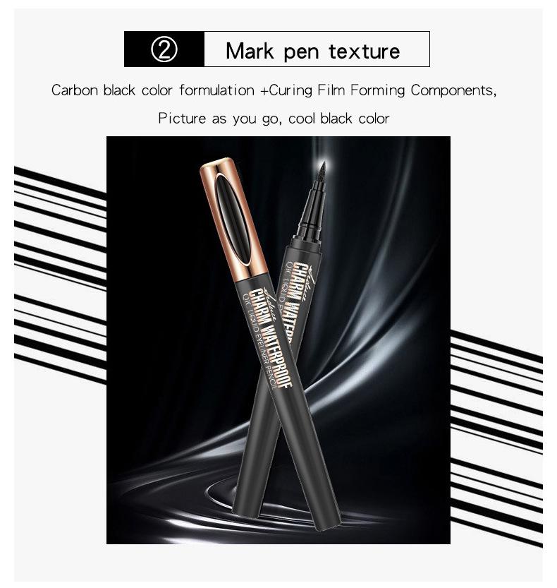 Waterproof Long-Wear Eyeliner Pencil, Smooth-Glide Formula for Sharp or Soft Eye Looks, Smudge-Resistant Daily & Night Makeup Tool  Add Sparkle This Christmas