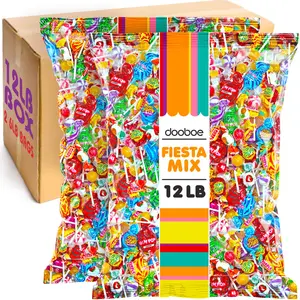 Easter Egg Stuffers Bulk Candy  12 LB Bulk Pinata Candy (Over 650 Pieces)  Assorted Lollipops, Gum & Hard Candies  Individually Wrapped Candy for Easter Egg Hunt, Pinatas, Parades, Classrooms, Offices & Events