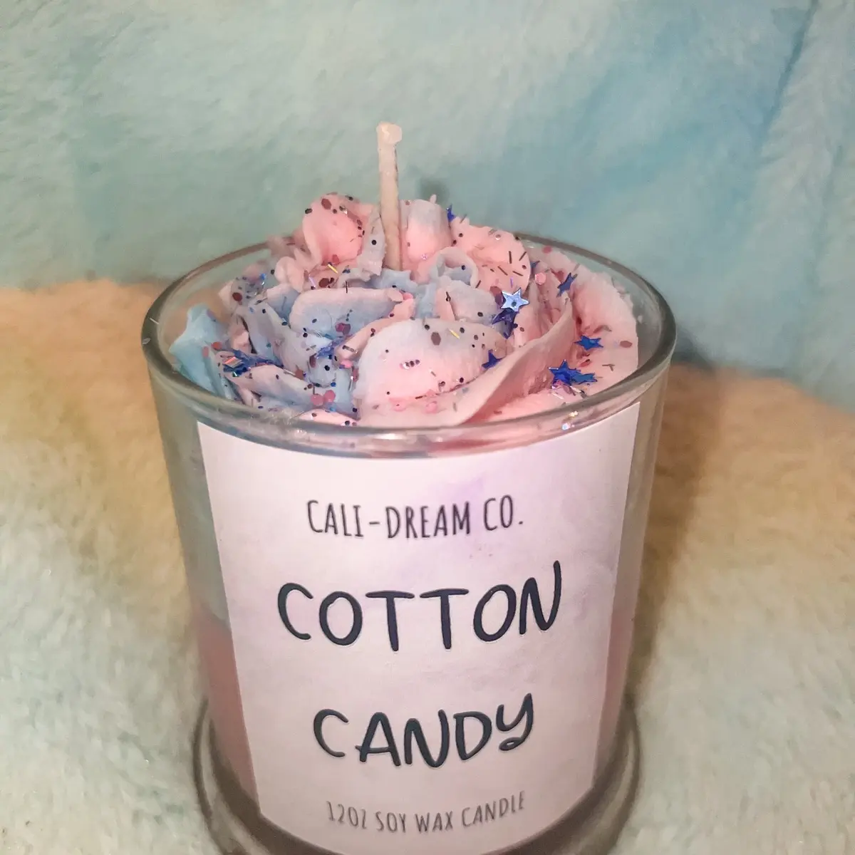 Cotton Candy Whipped Candle
