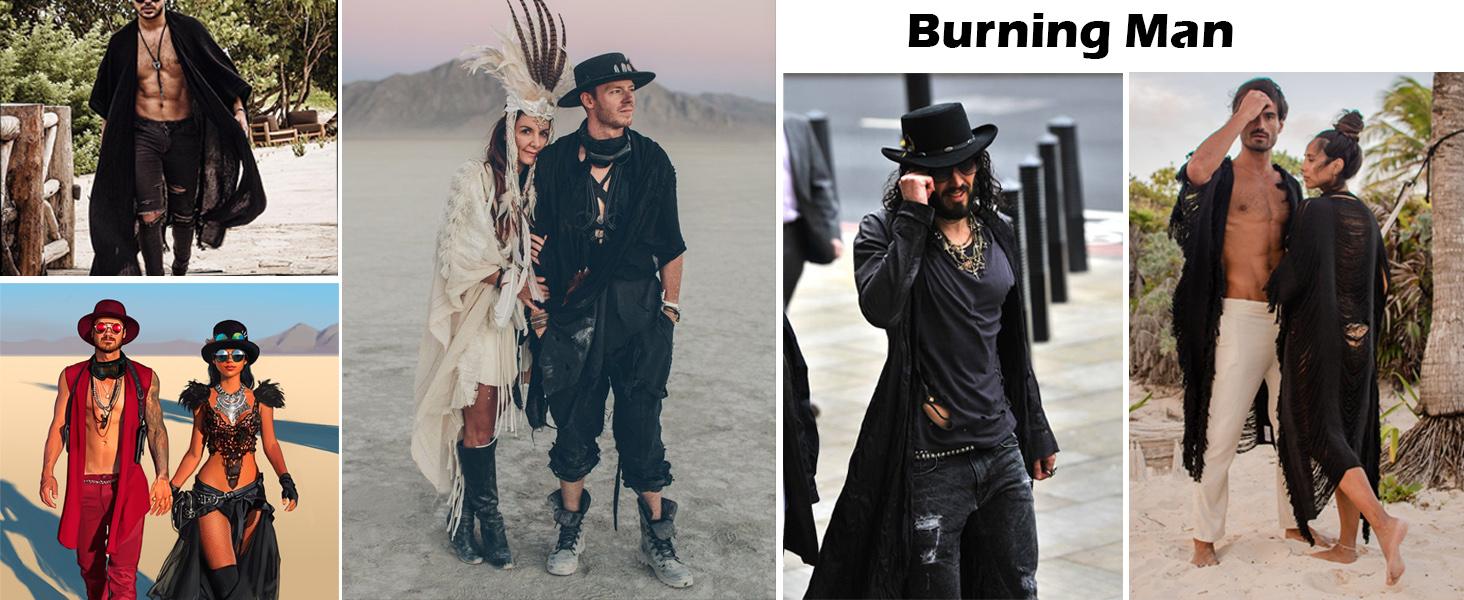 COOFANDY B Men's Black Long Hooded Cardigan Ruffle Shawl Collar Open Front Lightweight Drape Cape with Side Pockets Casual Elastic Workwear 3/4 Length COOFANDY B Men's Black Long Hooded Cardigan Ruffle Shawl Collar Open Front Lightweight Drape Cape with Side Pockets Casual Elastic Workwear 3/4 Length