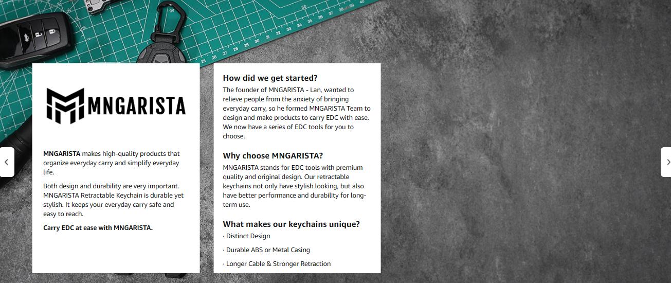 MNGARISTA Retractable Badge Holder, Carbon Fiber ID Badge Reel Strong,Retractable Clip Carabiner Keychain Key Card Holder with 4 Locking Card Point Design, Black