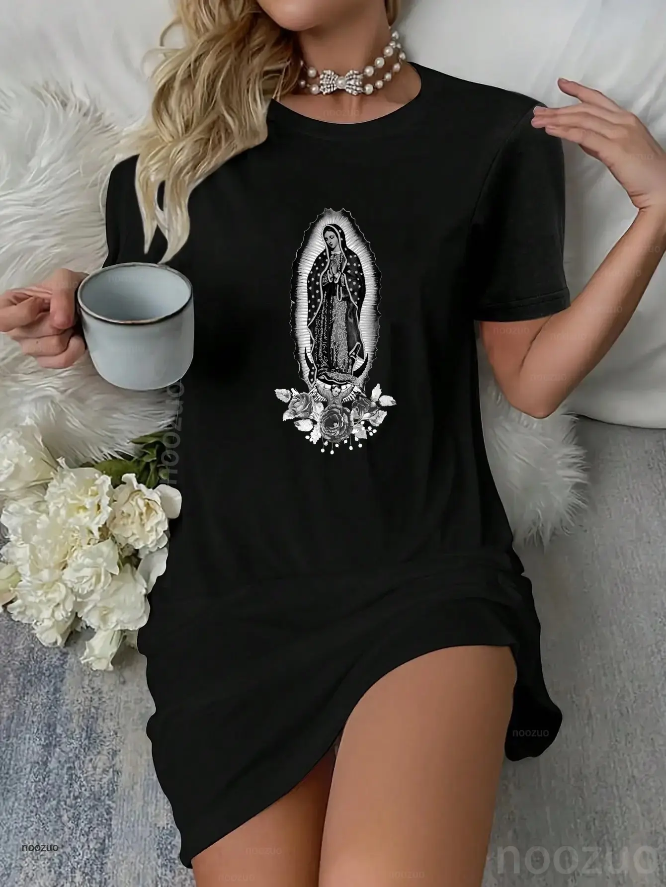 Our Lady Virgen De Guadalupe Virgin Mary Casual Dress - TikTok Shop