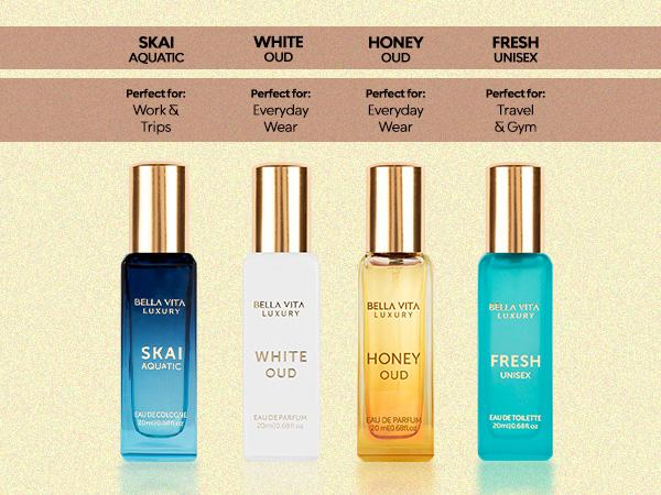 Bellavita Luxury Mega Collection Valentine Gift Set | Ultimate Perfume Combo | Men's Gift Set, Women's Gift Set & Unisex Gift Set | Multiple Eau De Parfums for Every Mood | Long-Lasting | Vegan & Cruelty-Free