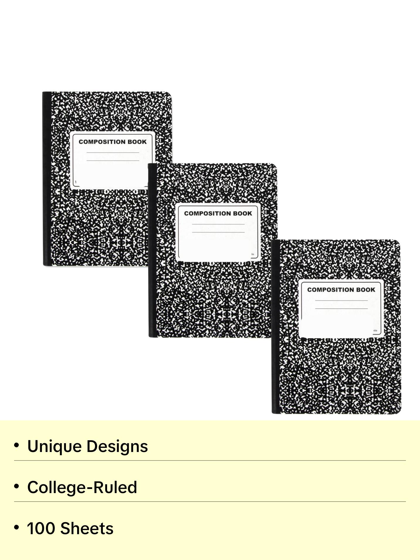 Personalized Notebooks Custom Journals with Unique Designs College Ruled 100 Sheets 9.75 x 7.25 in Made in India