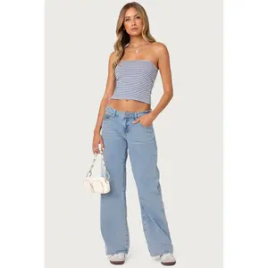 Raelynn Washed Low Rise Baggy Jeans
