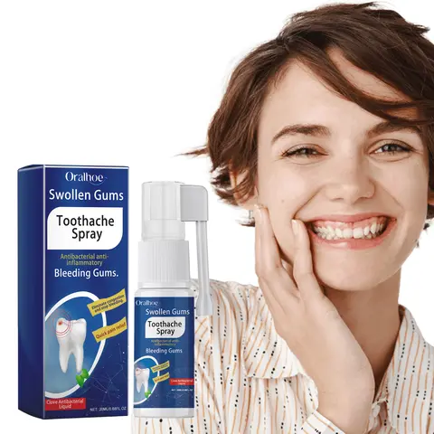 ORALHOE Toothache Relief Oral Spray | Soothes Gum Swelling & Pain, Gentle Care for Tooth Pain and Oral Discomfort