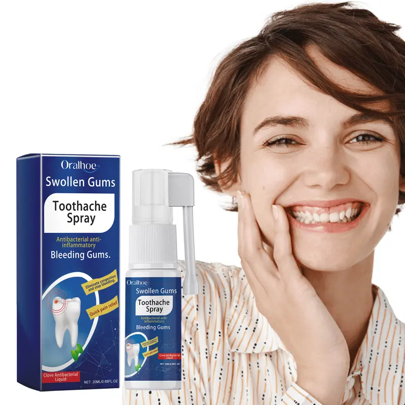ORALHOE Toothache Relief Oral Spray | Soothes Gum Swelling & Pain, Gentle Care for Tooth Pain and Oral Discomfort
