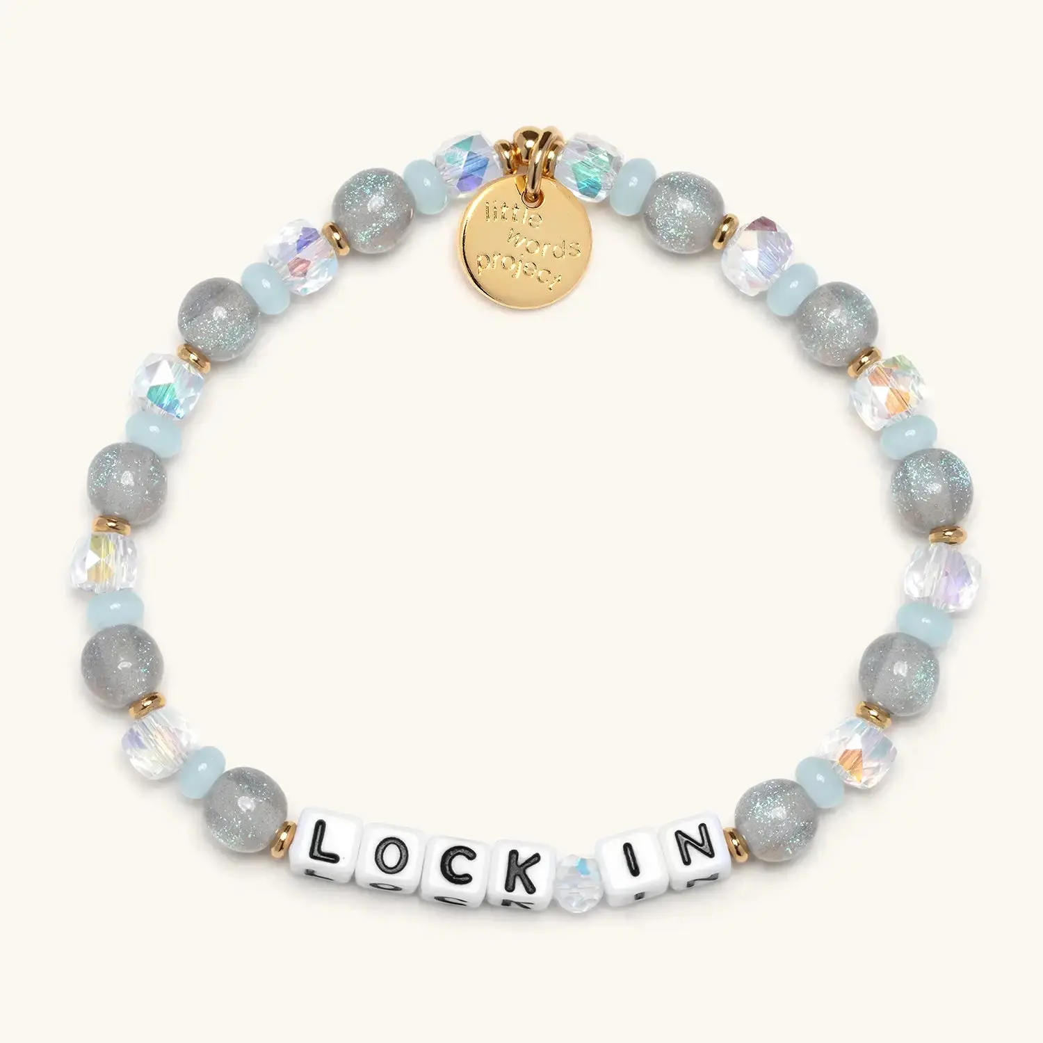 Lock In Beaded Bracelet