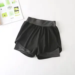 Tidal Vibes Quick-Drying High-Waist Sports Shorts for Active Wear