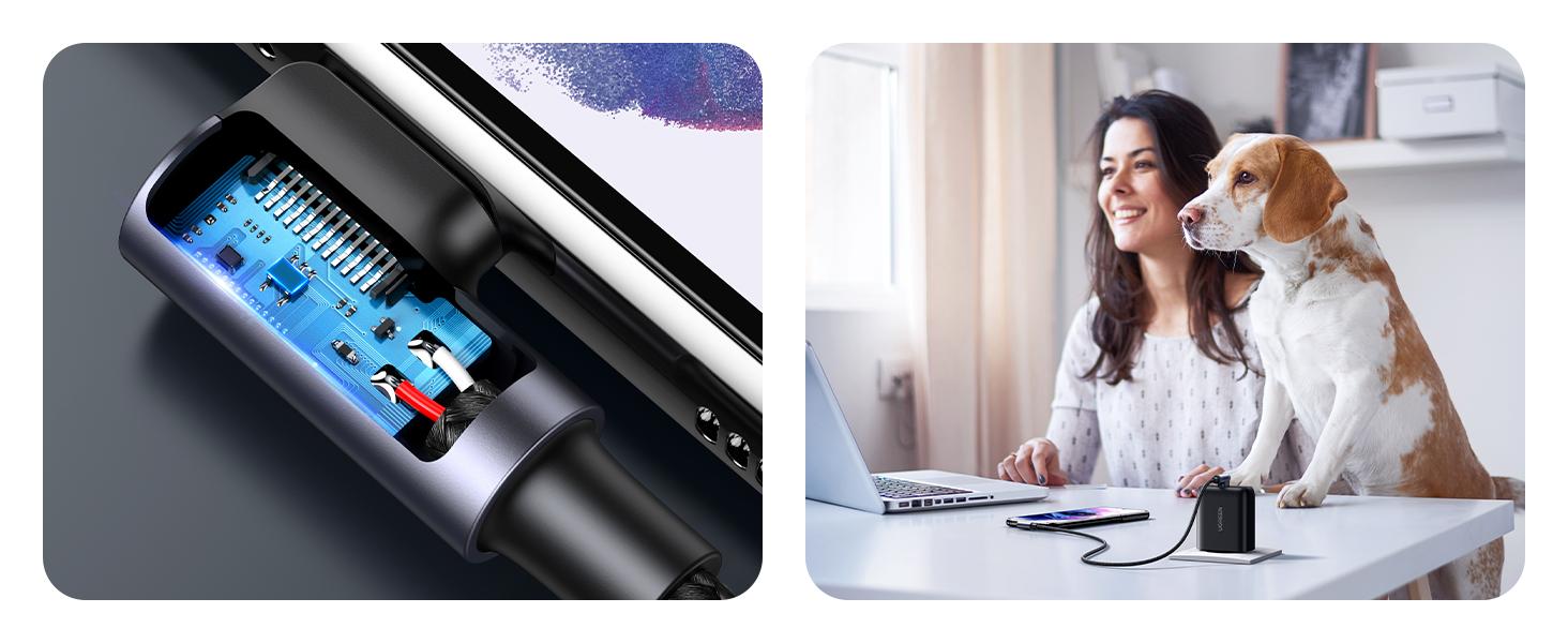 UGREEN 90-Degree USB to USB-C Cable, Fast Charging for iPhone 17/16 Pro Max/Plus, Android. Durable Cellphone Charger Cord -Deals for You,September Restock，TikTokShopBlackFriday ,TikTokShopHolidayHaul