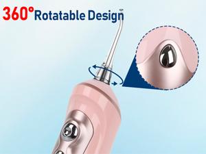 Water Dental Flosser Cordless for Teeth Pick Cleaning - Powerful Oral Irrigator with 6 Adjustable Modes,320ML Portable & Rechargeable IPX7 Waterproof Cleaner Picks A good helper for private teeth cleaning