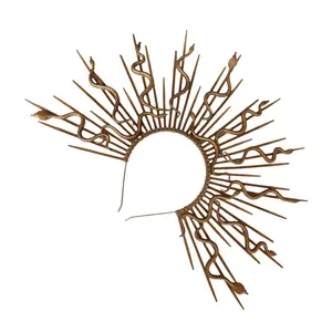 Portable Medusa Snake Crown for Costumes and Themed Celebrations