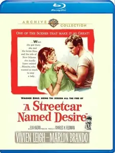 A Streetcar Named Desire  [BLU-RAY MOVIE] Full Frame, Amaray Case