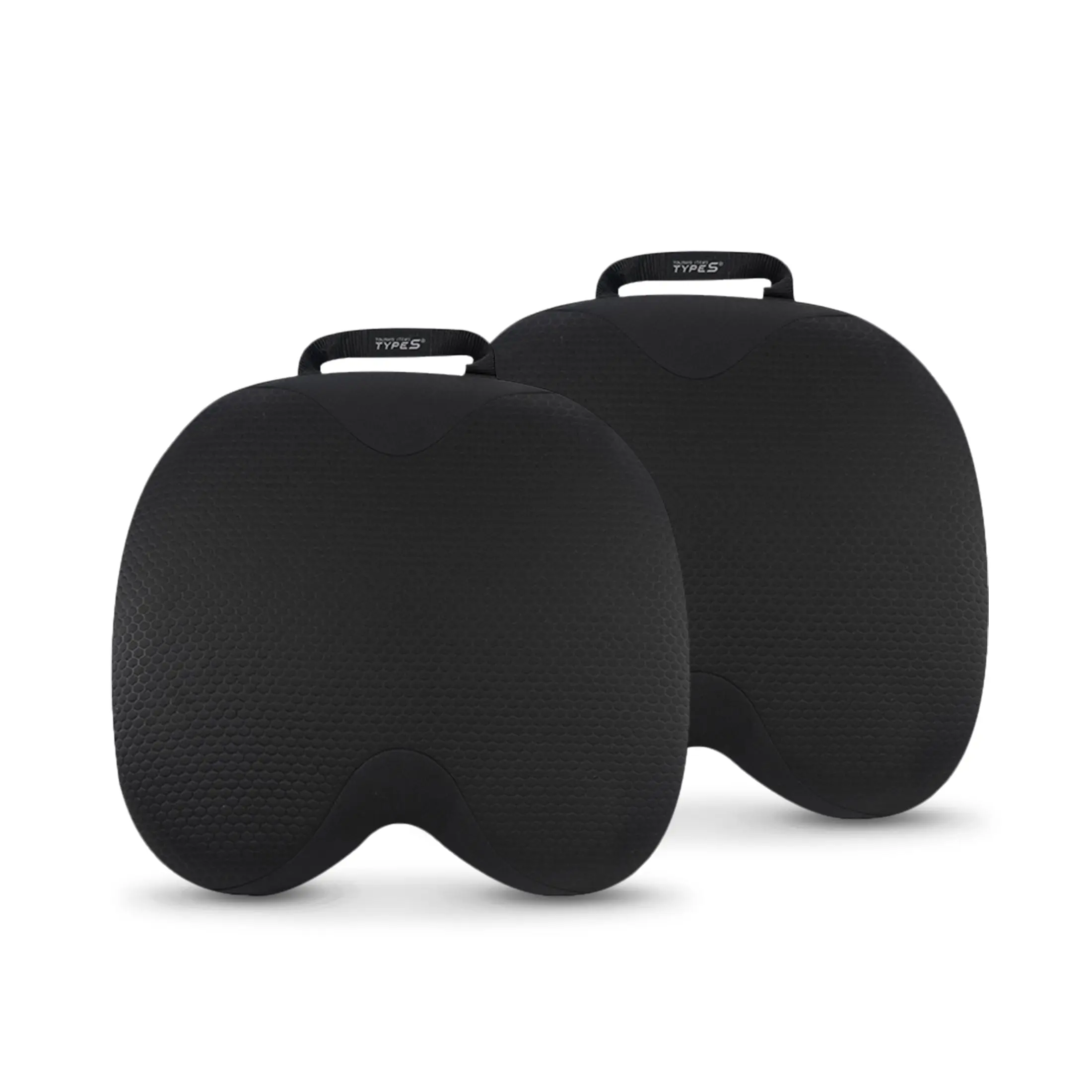 2-Pack Ergonomic Seat Cushion with Gel-Infused Top Layer, Memory Foam, Hip Support, Improved Ventilation & Pressure Reduction for Office Furniture