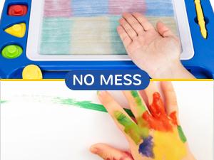 SGILE Large Magnetic Drawing Board - 16 x 13 Inches, Doodle Pad with 4 Magnetized Stamps, Non-BPA, Ergonomic Shape for Preschoolers Play SGILE Large Magnetic Drawing Board - 16 x 13 Inches, Doodle Pad with 4 Magnetized Stamps, Non-BPA, Ergonomic Shape for Preschoolers Play