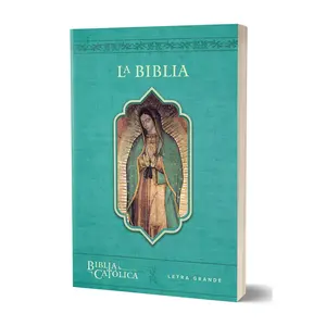 USED-La Biblia Católica Con Virgen de Guadalupe. Tamaño Grande, Edición Letra Grande / The Catholic Bible in Spanish with the Virgin of Guadalupe by Biblia de América (Paperback)