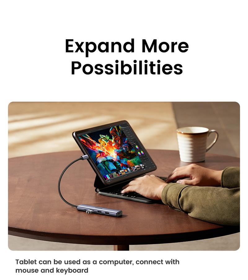 UGREEN 5in1 USB C Hub Type C to PD 100W Power Delivery, 4K@30Hz HDMI,  3 USB-A 5Gbps Data Ports, Type C Multiport Adapter for Macbook Air Pro, iPad Pro, XPS, Computer Accessories--TikTokShopBlackFriday ,TikTokShopJumpstartSale