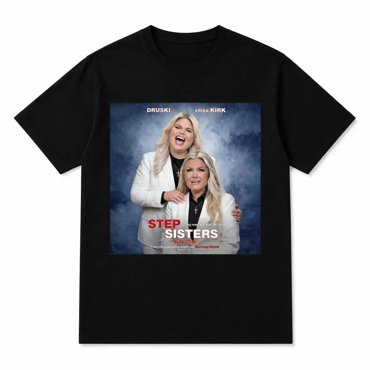 Druski x Erika Kirk Funny Shirt, T-Shirt, Top Fashion Step Sis Tee