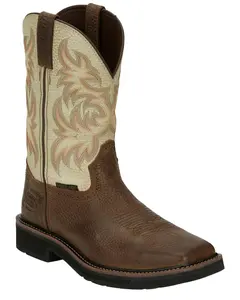 Justin Men's Driller Western Work Boot Steel Toe - Se4684