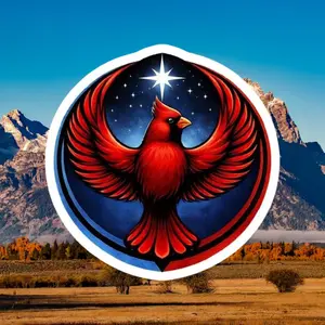 Indiana Rebel Alliance Sticker, Resistance Bird