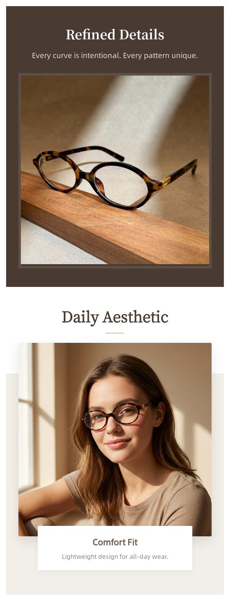 Tortoiseshell Vintage Oval Sunglasses | Blue Light Blocking