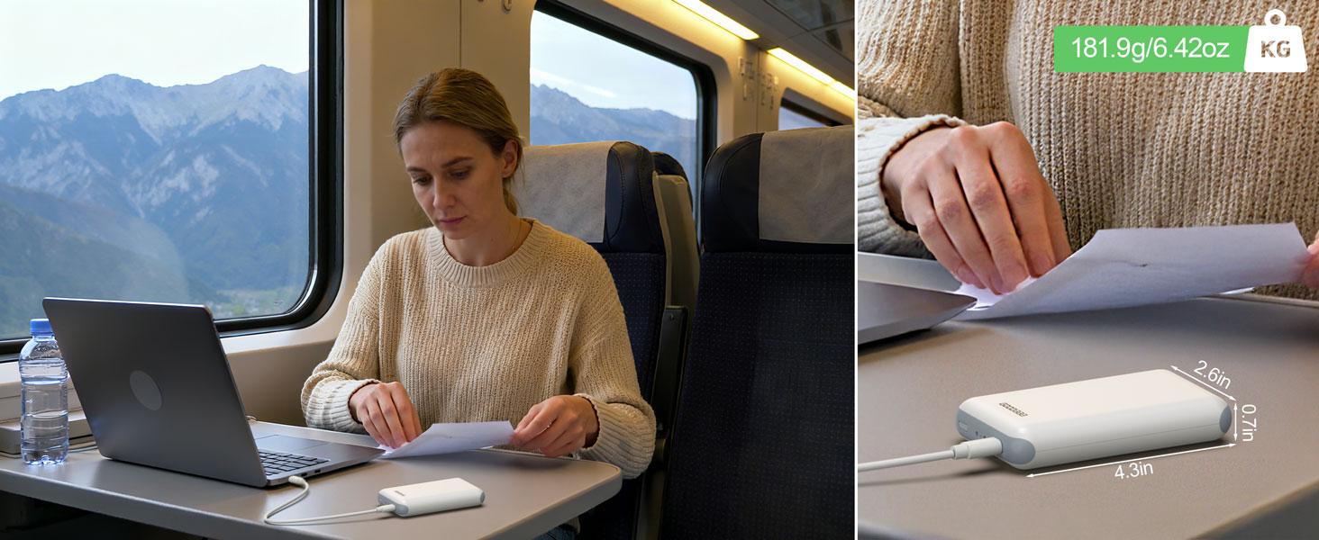 GOODaaa 3-Pack 10000mAh Portable Charger with Charging Dock Station, Built-in Cables, Family Power Hub for Home, Office, Travel, Parties, Dorms & Perfect Gift