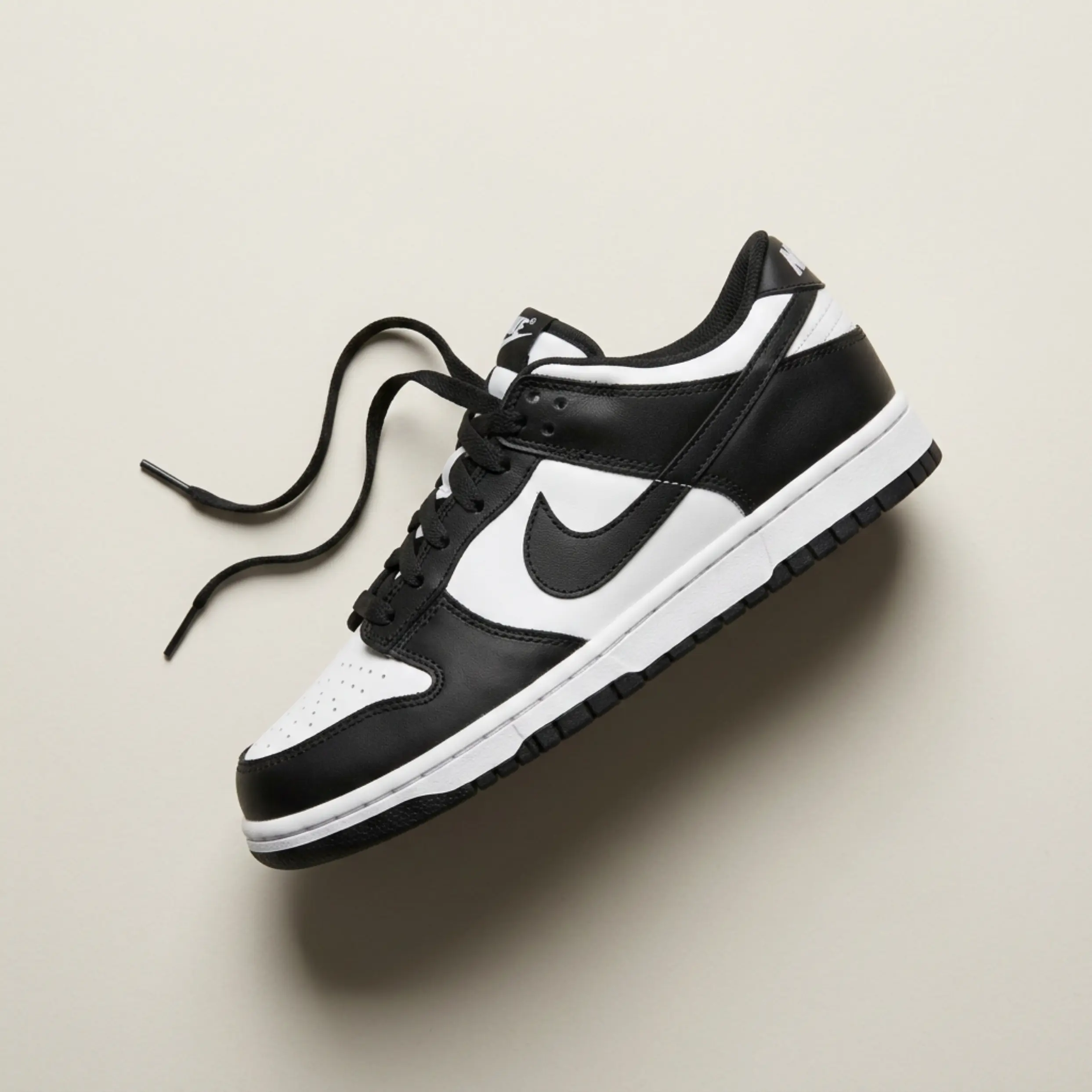 Nike Dunk Low Retro White Black Panda Preschool Sneakers New