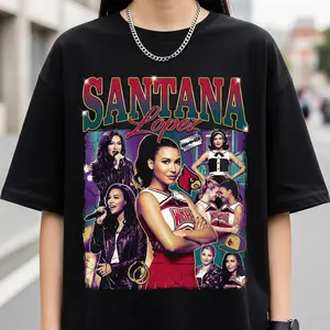 Santana Lopez Inspired Glee Music TV Show Tribute Unisex Graphic T-Shirt