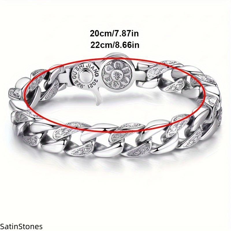 S925 silver-plated rotating fashion bracelet - the perfect accessory for everyday wear, an ideal gift for friends and family, and also suitable for women.