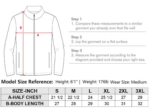 MAELREG Winter Fleece Jackets for Men Lightweight Stand Collar Fashion Wave Texture Warm Full Zip Mens Coat with Pockets Casual Long Sleeve