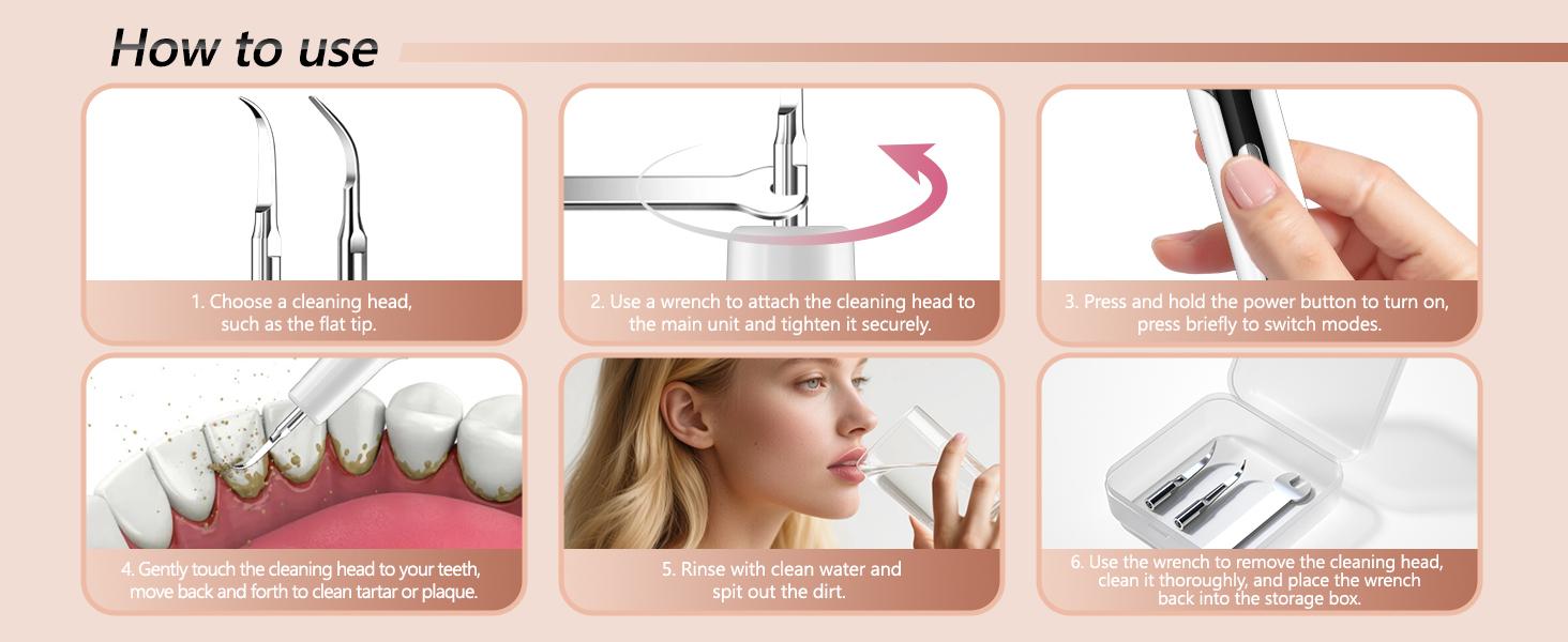 VOYOGA Plaque Remover for Teeth, Ultrasonic Dental Scaler,Electric Tooth Cleaner Tartar Remover for Teeth with LED Light,4 Modes Rechargeable Teeth Cleaning Kit with Dental Tools, VOYOGA Plaque Remover for Teeth, Ultrasonic Dental Scaler,Electric Tooth Cleaner Tartar Remover for Teeth with LED Light,4 Modes Rechargeable Teeth Cleaning Kit with Dental Tools,