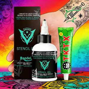 Valentine's Day Gift | Tattoo Suit Deep Numbness TKTX Professional Tattoo Assistance Tool Painless Soothing Cream 6-8 Hours Relief 125ml Transfer Gel Vegan Natural Beauty Personal Care
