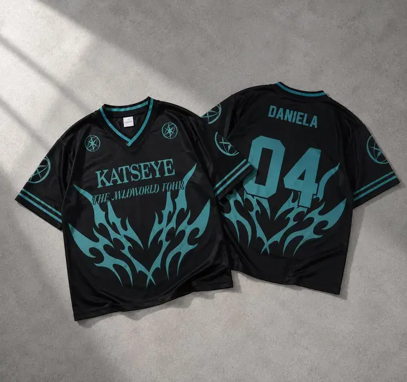 Custom Kpop Tour 2026 Mesh Jersey – Music Fan Gear Shirt