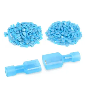 Nilight 200PCS Male Female Fully Insulated Wire Crimp Terminal Nylon Quick Connectors Wiring Spade 16-14 Gauge Nilight 200PCS Male Female Fully Insulated Wire Crimp Terminal Nylon Quick Connectors Wiring Spade 16-14 Gauge