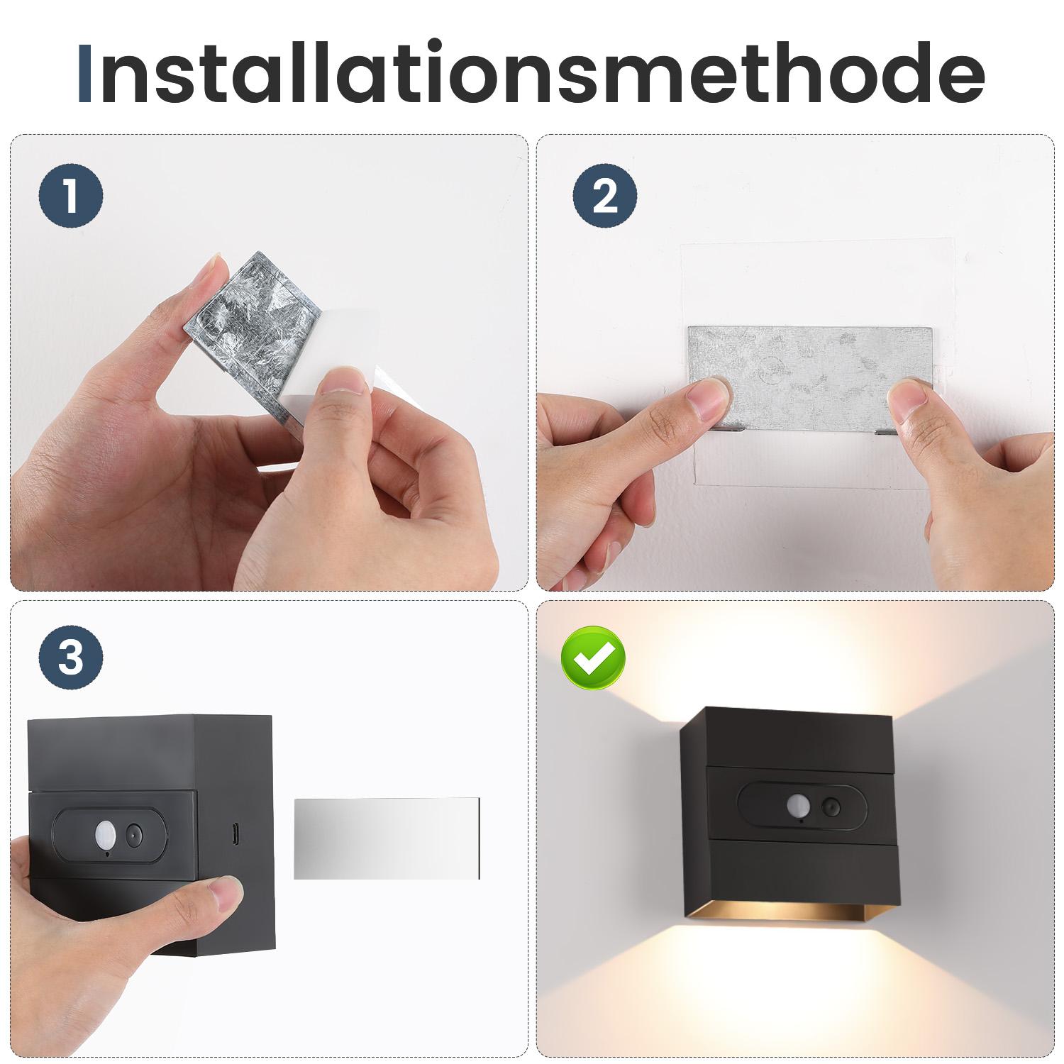 No-Drills Magnetic Wall Light: The Ultimate USB-Rechargeable Motion-Activated LED Lamp