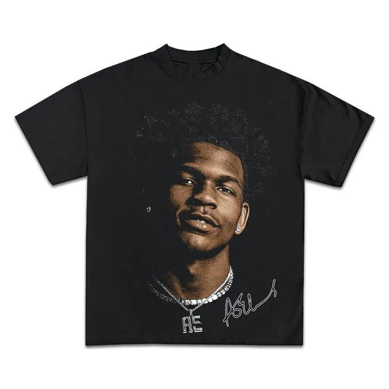 Anthony Edwards Icy Jumbo Bootleg Graphic T-Shirt, Vintage Basketball Streetwear Tee for Men and Women, Bold Oversized Player Art Print, 100% Cotton Unisex Crewneck Short Sleeve, Retro Sports Fashion Top, Hype Street Style Outfit, Search Optimized