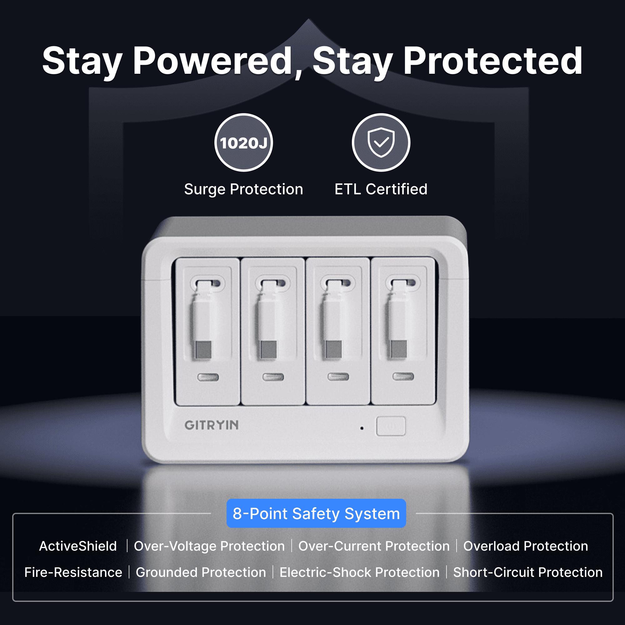 Gitryin Desktop Charging Station 12-in-1 for Multiple Devices Efficient and Convenient Design with Usb A Ports for Smartphone & Cellphone Wireless Usb Rechargeable Charger summerwins
