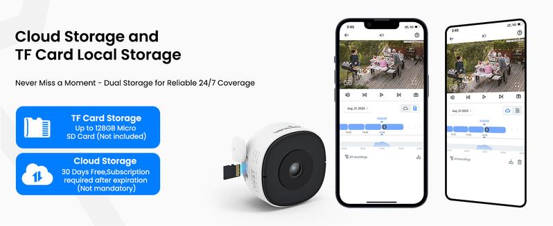 Wansview 3MP 2K Window Security Camera, Low Power <6W, 16X Digital Zoom, 2.4GHz WiFi, AI Full-Color Night Vision, Person & Motion Detection, 24/7 Recording, SD/Cloud Storage(optional),Easy Setup, Works with Alexa & Google Home, ONVIF/RTSP