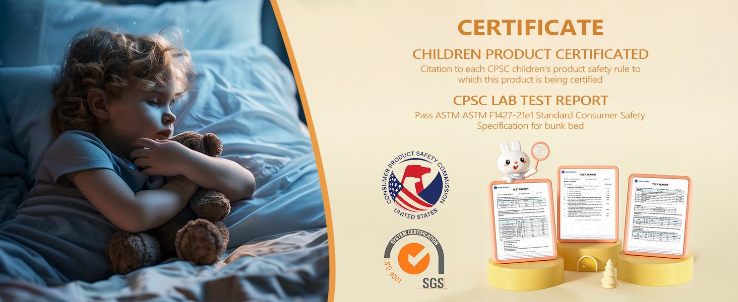 JOYMOR Twin Loft Bed Low Loft Bed Frame for Little Kids Small Room/Low Ceiling Bedrrom with Guardrail and Ladder, White