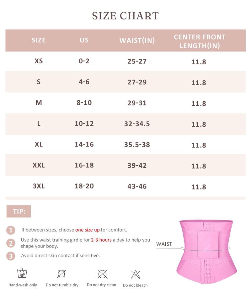 FeelinGirl Waist Trainer for Women Waist Trimmer Ab Belt Tummy Control with Triple Segmented Belt Hourglass