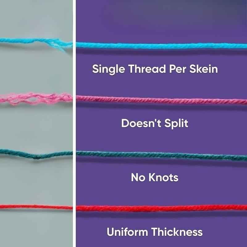 30 Pcs Crochet Yarn Set,1300 Yards 30 Color Acrylic Yarn Skeins,Crochet Hooks,Bag,for Crocheting & Knitting,Suitable for Weaving Clothes,Handbags,Blankets,Valentine's Day Gifts,Hand Tools Kits